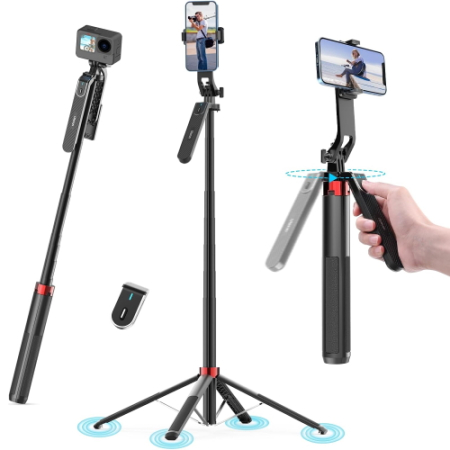 Ulanzi MA09 V2 / SK-07 (M013GBB2) - selfie stick i mini statyw do smartfona lub kamer sportowych